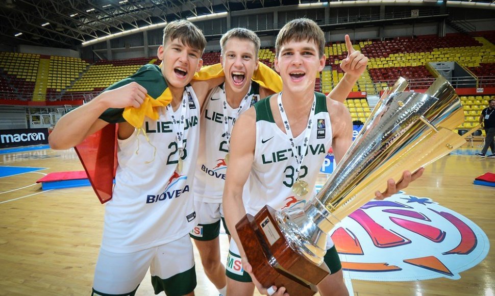 Lietuvos U16 rinktinės triumfas Europos čempionate