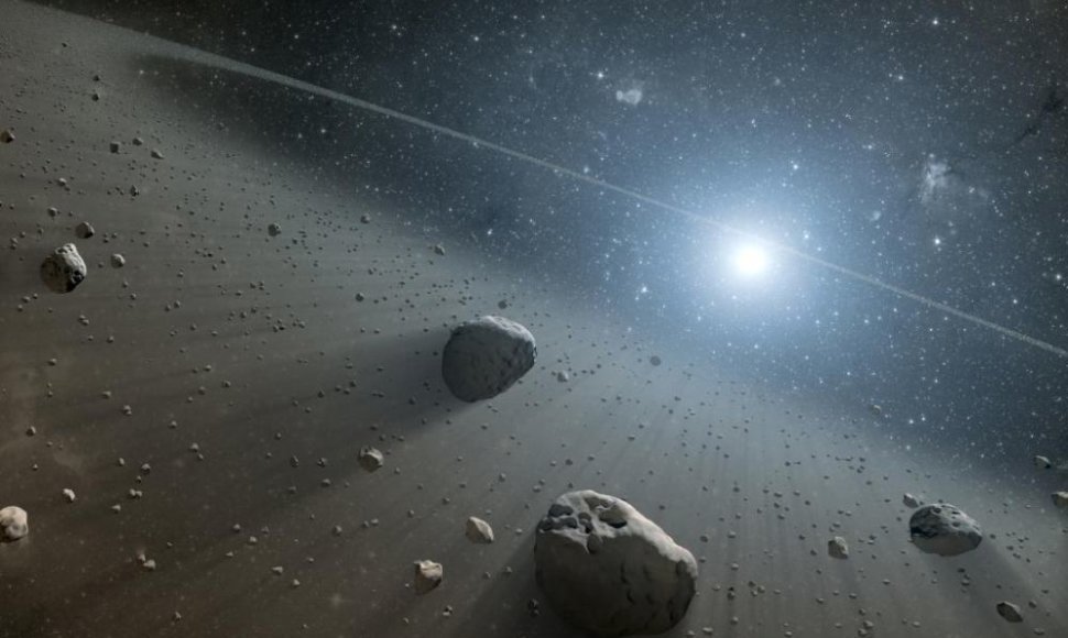 Vegą juosiantis asteroidų žiedas