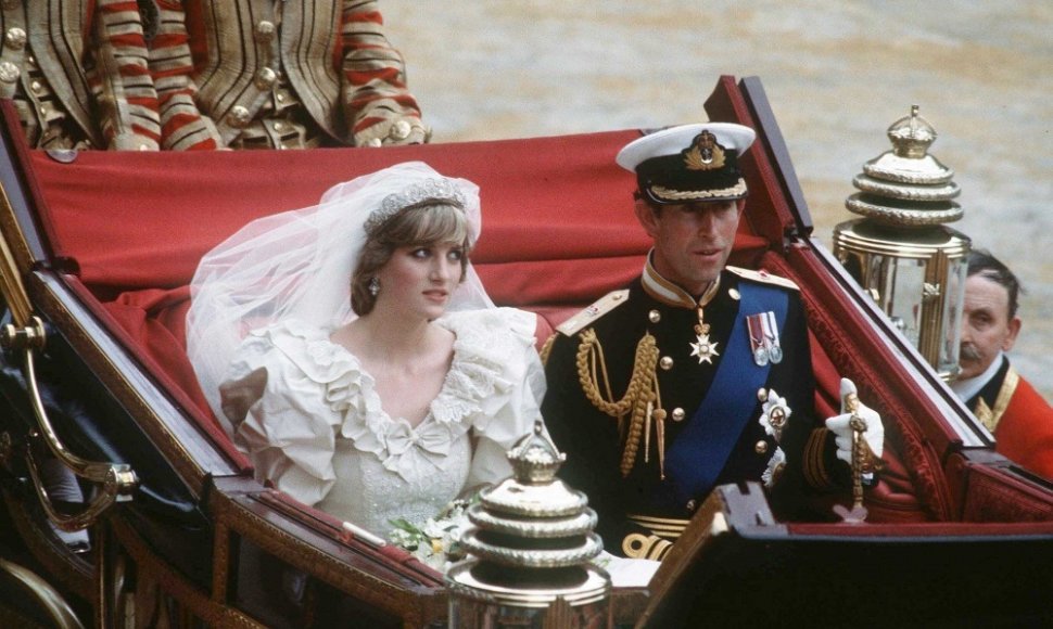 Princesė Diana ir princas Charlesas 