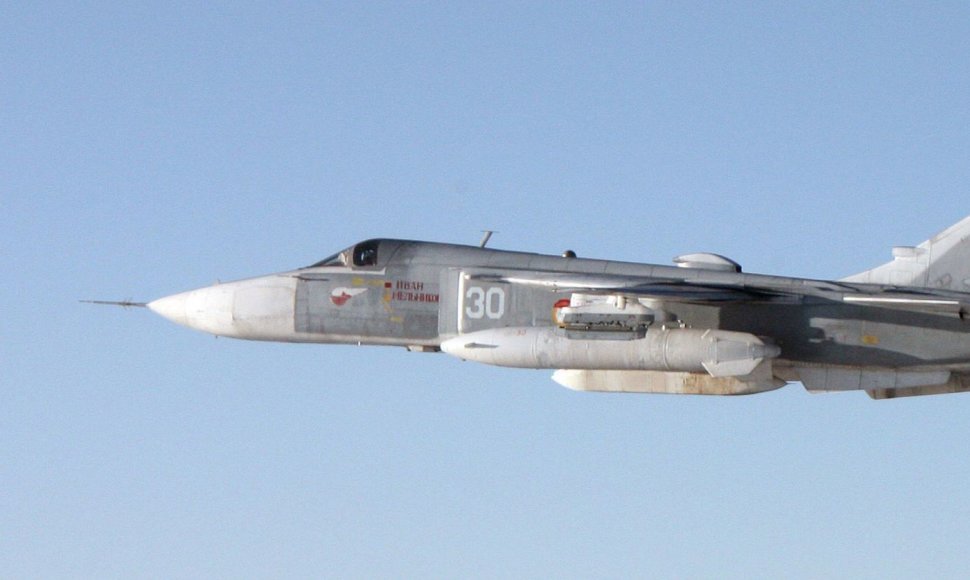 Rusijos „Sukhoi Su-24“ naikintuvas