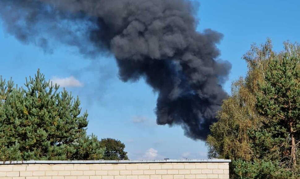 Gaisras Klaipėdos rajone, Veiviržėnų senūnijoje