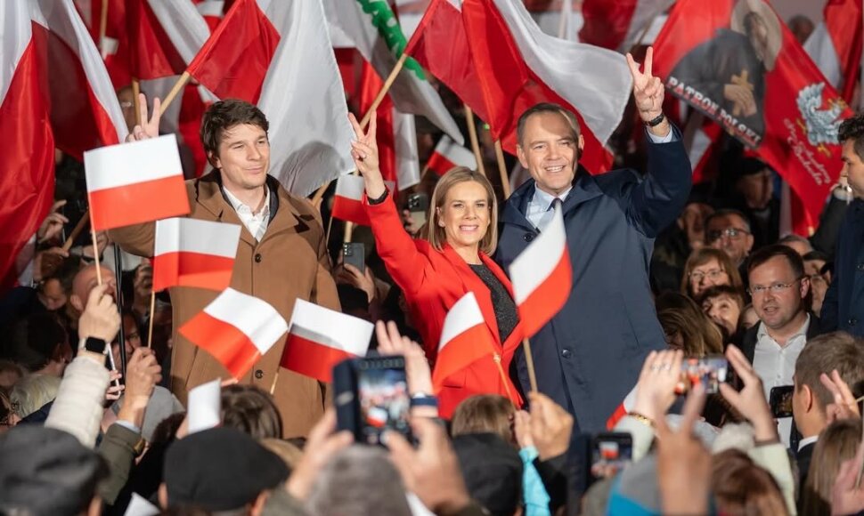 Marta Nawrocka Karolio Nawrockio rinkiminės kampanijos metu