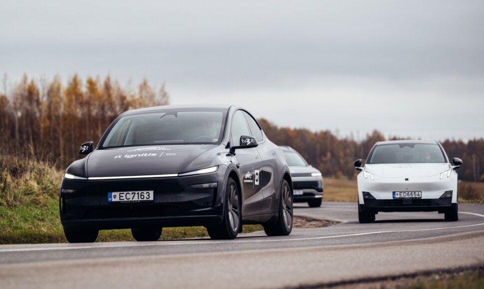 &bdquo;Lietuvos metų automobilis 2026&ldquo; elektromobilių bandymai