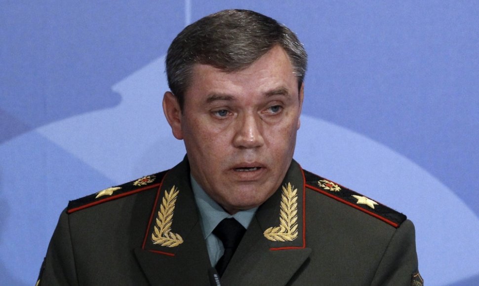 Rusijos ginkluotųjų pajėgų generalinio štabo viršininkas generolas Valerijus Gerasimovas
