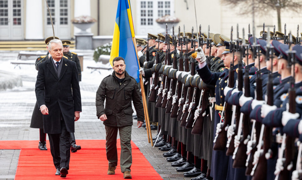 Gitanas Nausėda ir Volodymyras Zelenskis