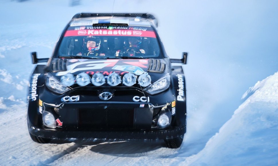 Švedijos ralis. WRC organizatorių „facebook“ tinkle patalpinta nuotrauka