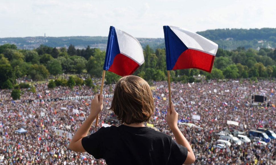 Protestas Čekijoje