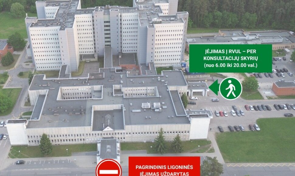 Respublikinės Vilniaus universitetinė ligoninė skelbia apie modernizavimo darbus