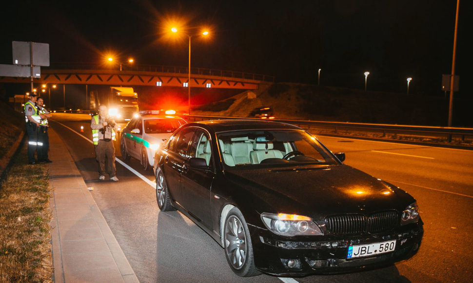 Per „Kultūros naktį“ Vilniuje surengtas kelių policijos reidas