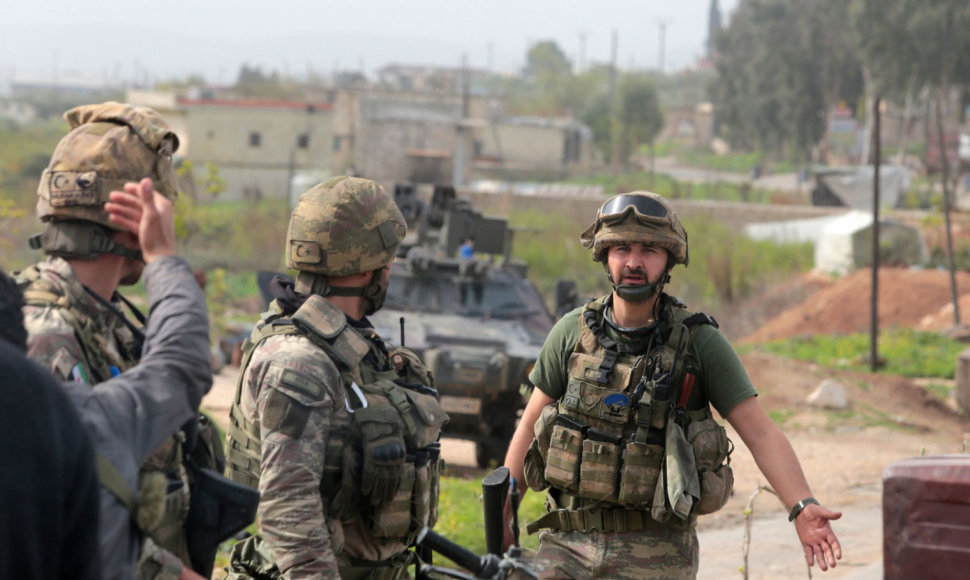 Turkijos kariai Sirijos Afrino regione