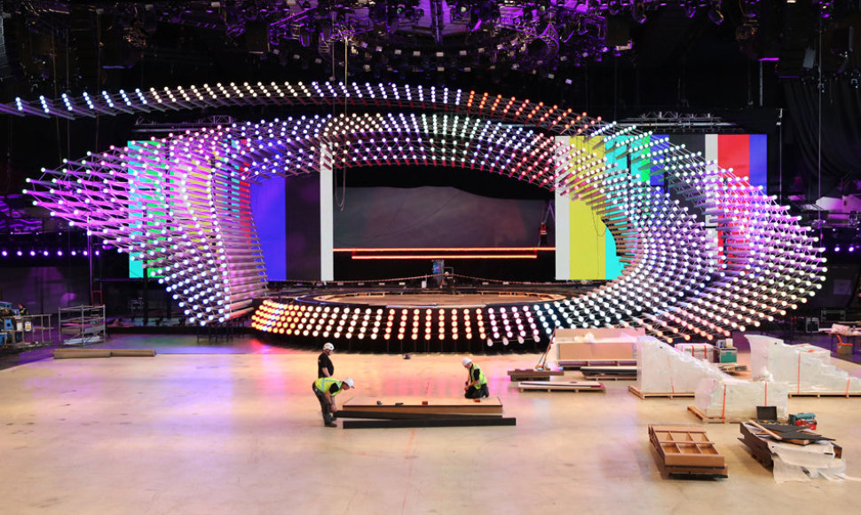 „Wiener Stadthalle“ arena paruošta „Eurovizijai“