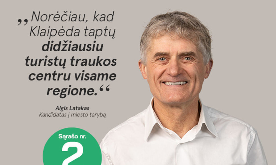 Algio Latako politinė reklama