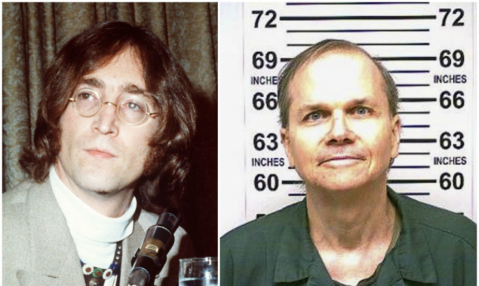 Johnas Lennonas ir jo žudikas Markas Davidas Chapmanas