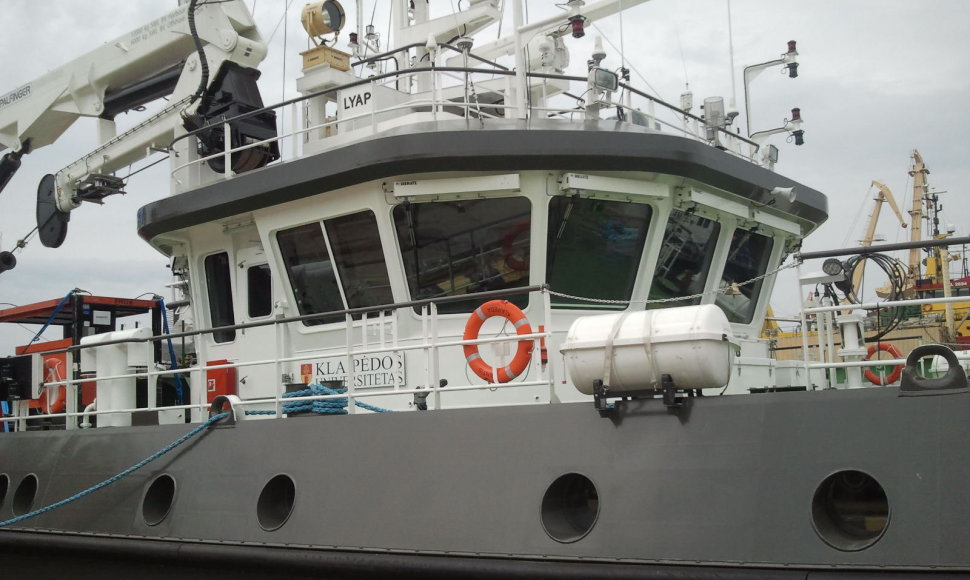Į jūrą Nyderlandų kompanija išplukdo 6,5 tonos įrangos.
