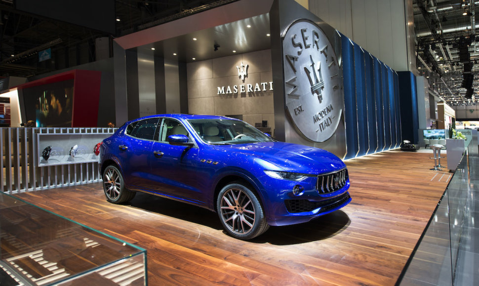 „Maserati“ Ženevos automobilių parodoje