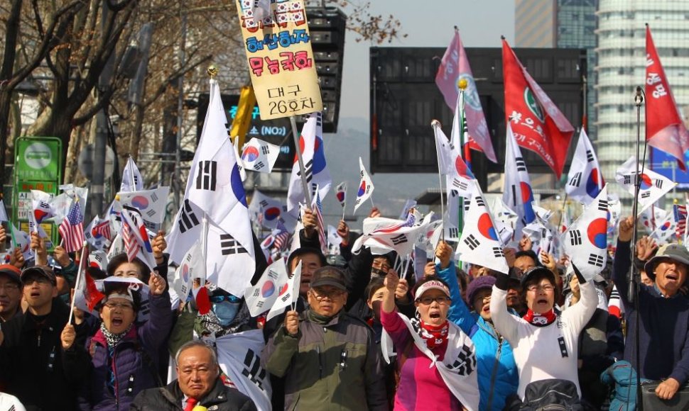 Protestas Pietų Korėjoje