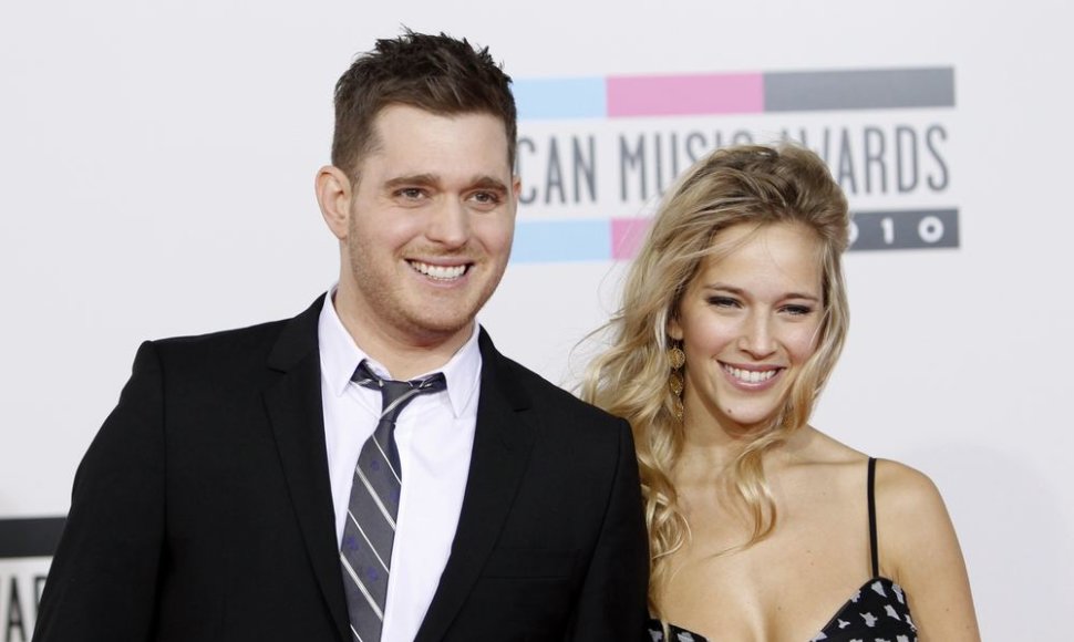 Michaelas Buble su žmona Luisana Lopilato