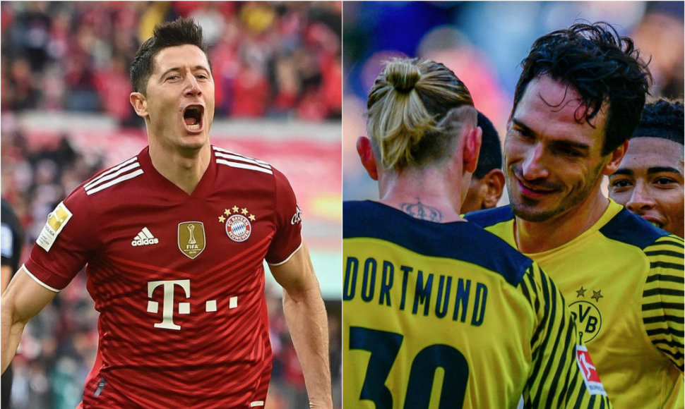 „Bayern“ ir „Borussia“ klubai iškovojo pergales