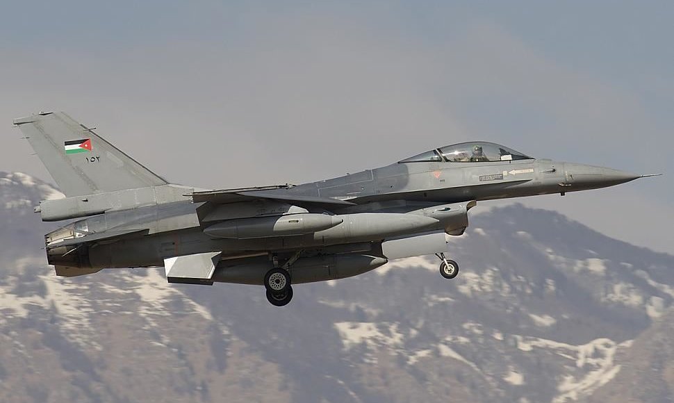 Jordanijos karo lėktuvas F-16