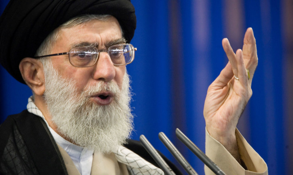 Irano aukščiausiasis lyderis ajatola Ali Khamenei