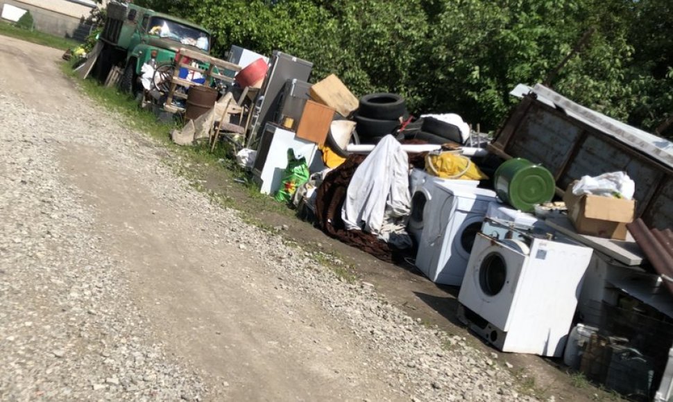 Nelegalus sąvartynas Aukštelkėje Šiaulių rajone