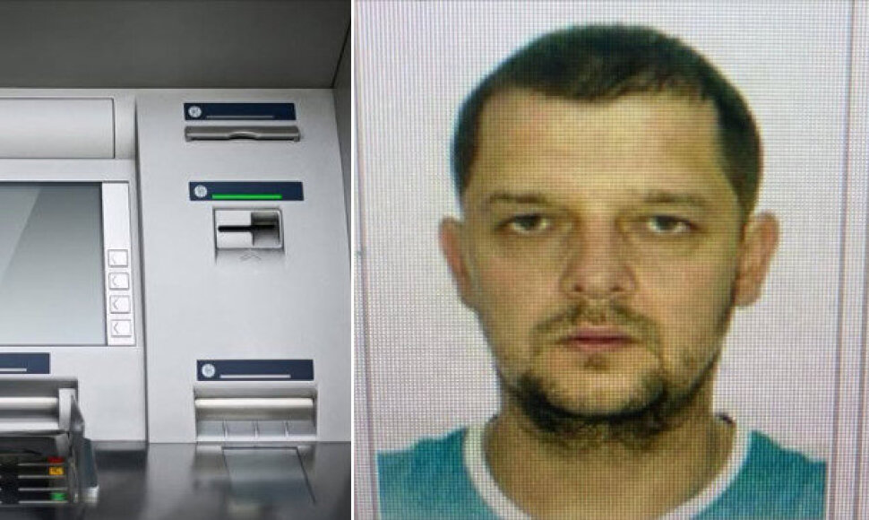Policija ie&scaron;ko vieno i&scaron; bankomatus plė&scaron;usių moldavų