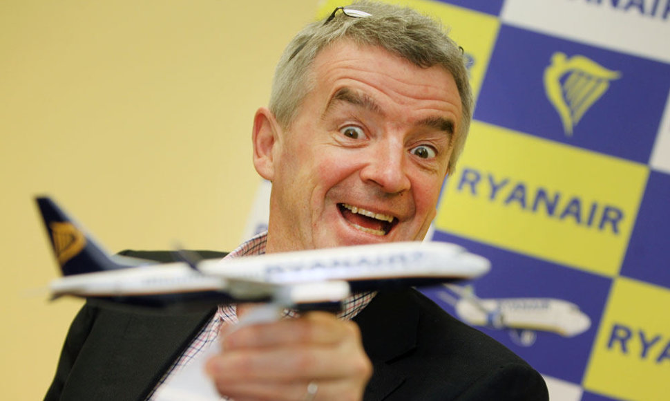 „Ryanair“ vadovas Michaelis O'Leary