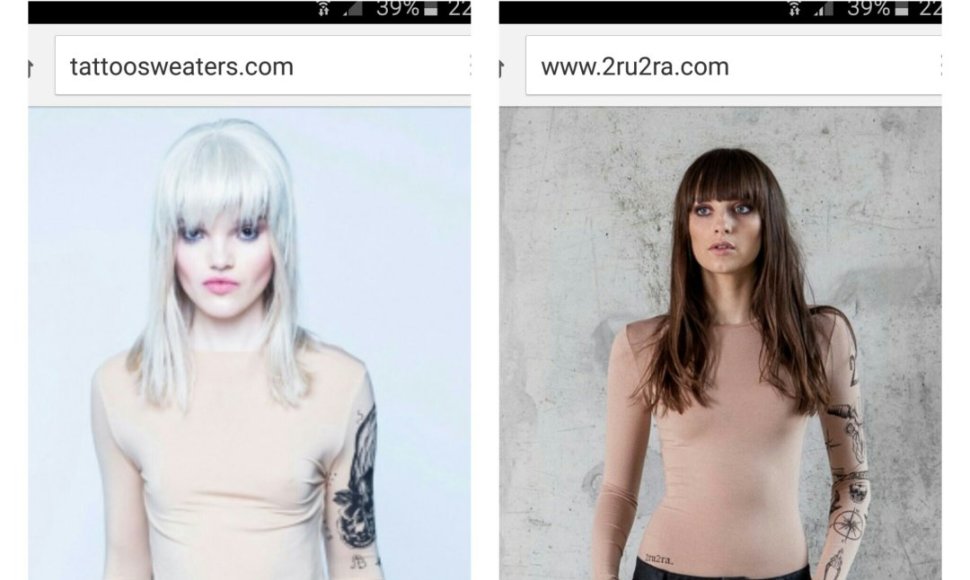 „Tattoo Sweaters“ 2013 metų ir „2ru2ra“ 2015 metų modeliai