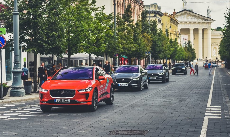 Elektromobilio „Jaguar I-Pace“ pristatymas Vilniuje