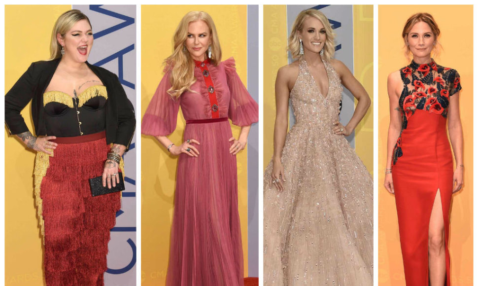 Elle King, Nicole Kidman, Carrie Underwood ir Jennifer Nettles