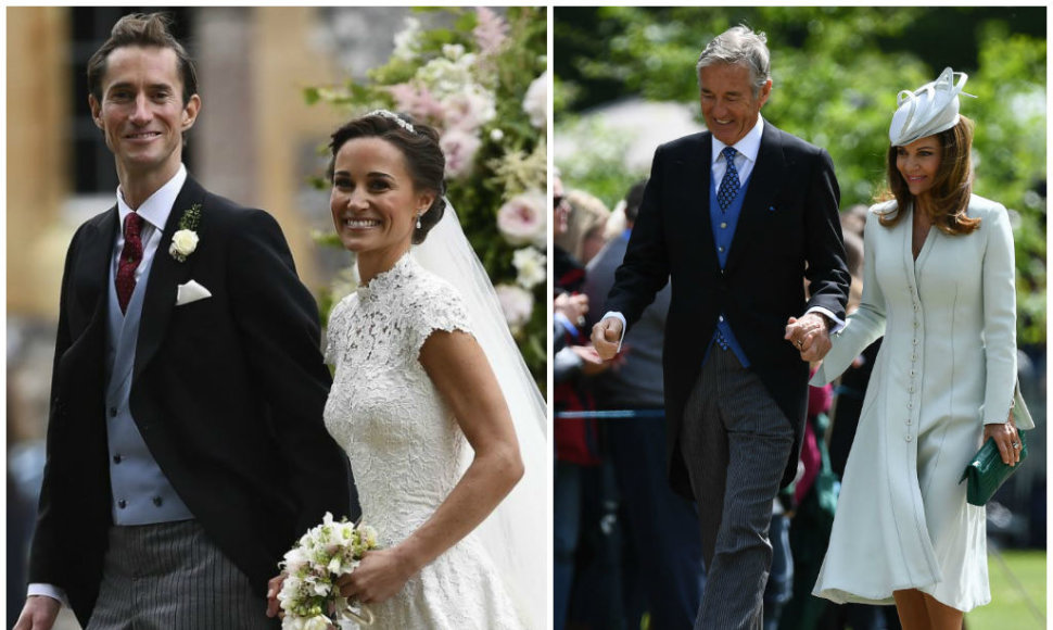 Pippa Middleton ir Jamesas Matthewsas, Davidas Matthewsas su žmona Jane