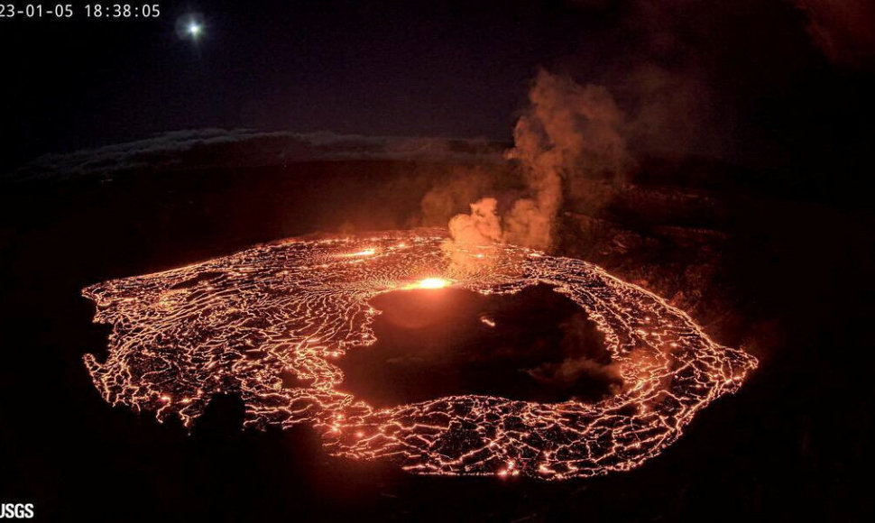 Kilauėja yra vienas aktyviausių ugnikalnių pasaulyje