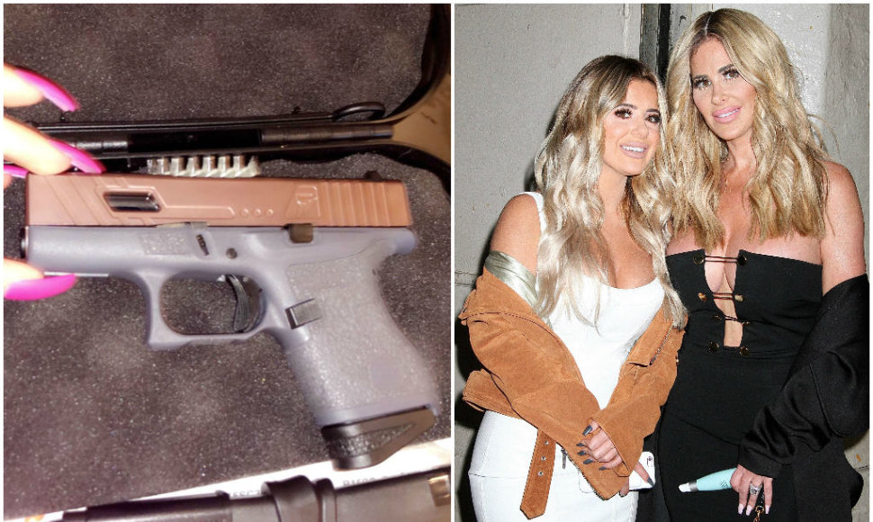 Kim Zolciak dukrai Brielle Biermann gimtadienio proga padovanojo tikrą šautuvą