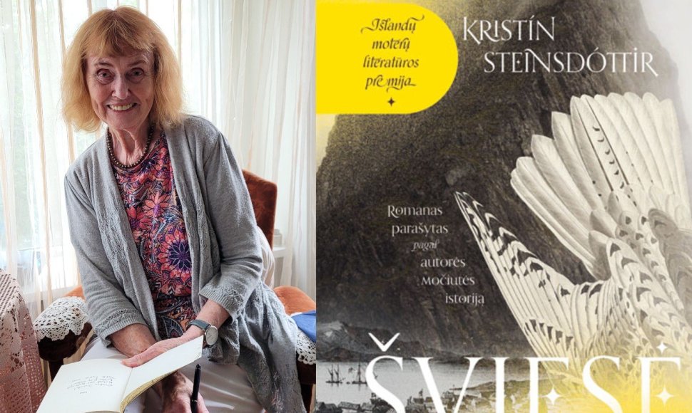 Rašytoja Kristín Steinsdóttir ir romanas „Šviesė“