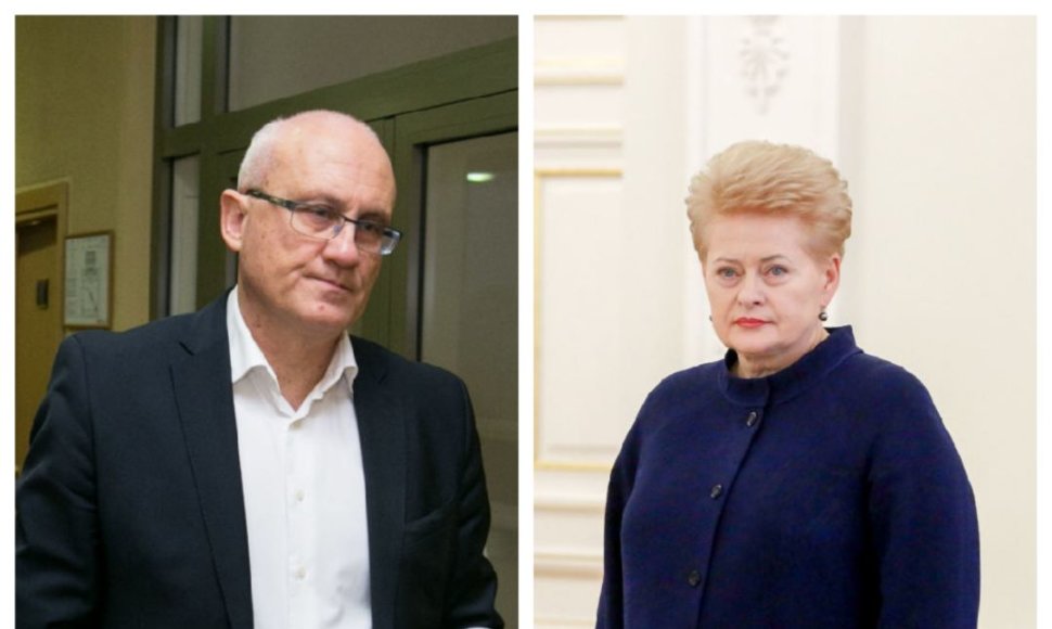 Stasys Jakeliūnas ir Dalia Grybauskaitė