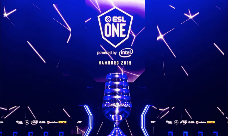 „ESL One Hamburg 2019“ turnyro trofėjus