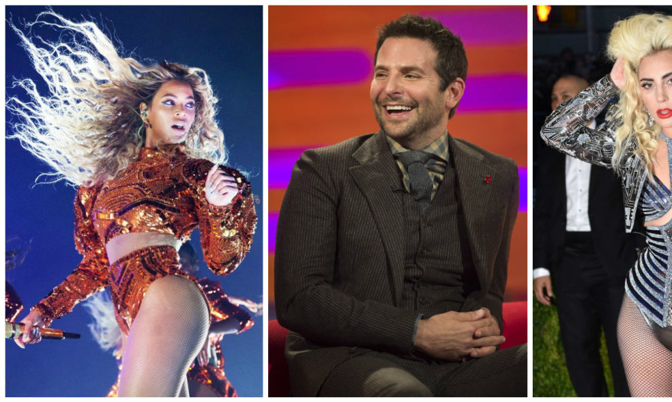 Beyonce, Bradley Cooperis ir Lady Gaga