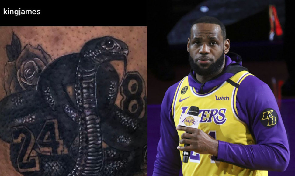 LeBrono Jameso tatuiruotė