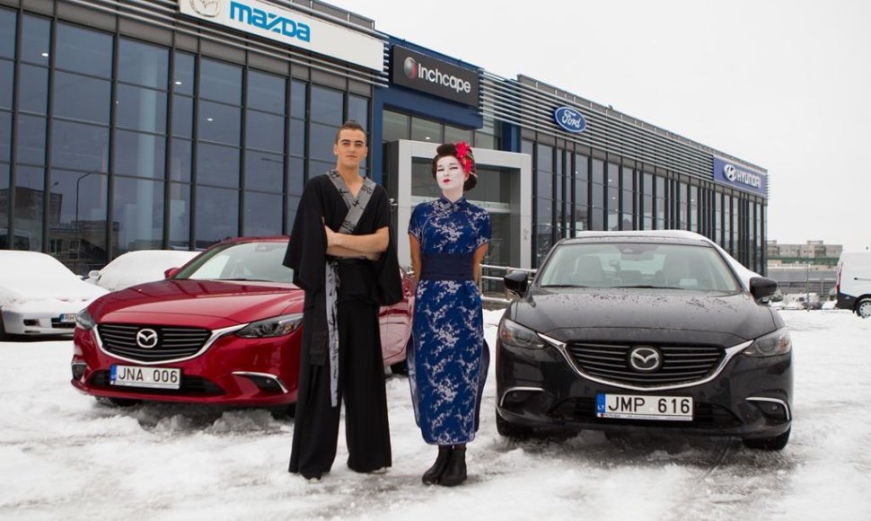 Atnaujintą „Mazda6“ Lietuvoje pristatė japoniški personažai