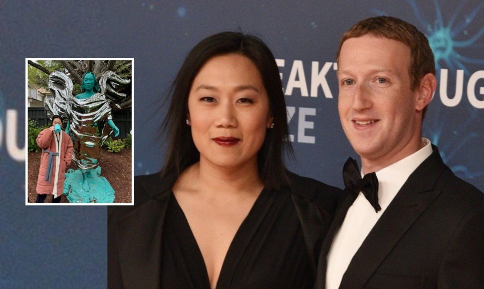 Priscilla Chan ir Markas Zuckerbergas