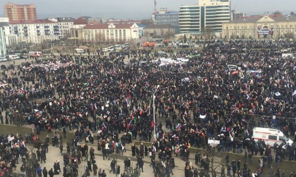 Demostracija Čečėnijoje