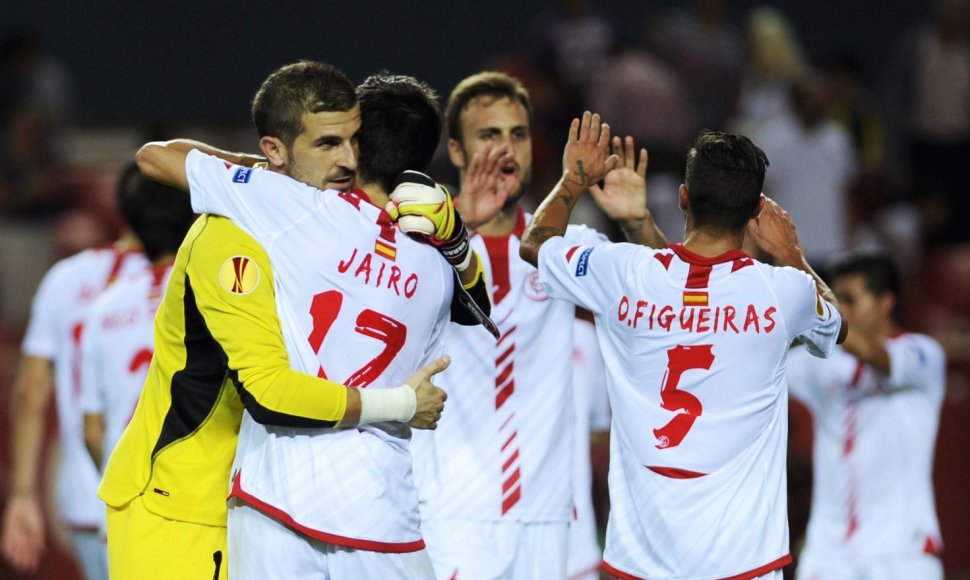„Sevilla“ futbolininkai laimėjo derbį