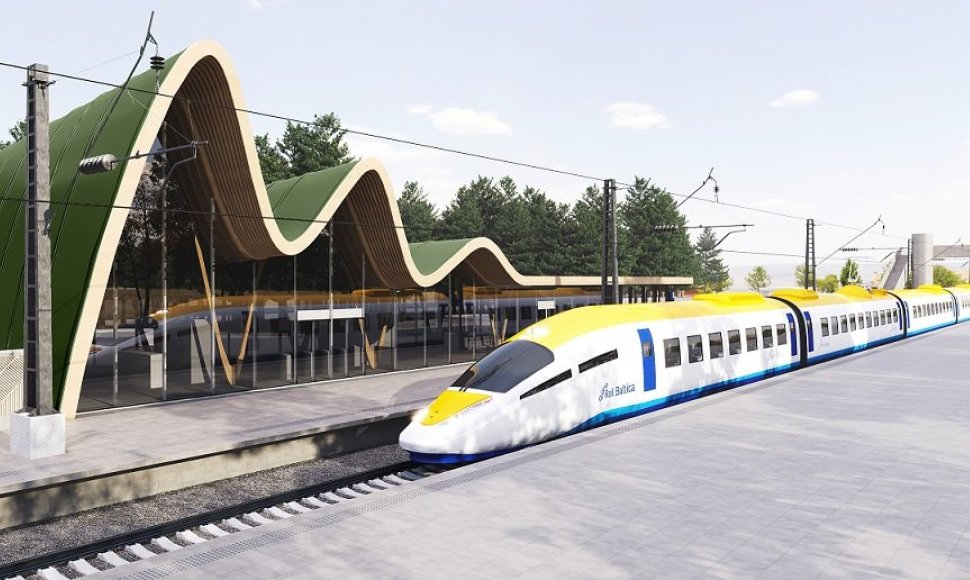 „Rail Baltica“ keleivinės stoties koncepcija