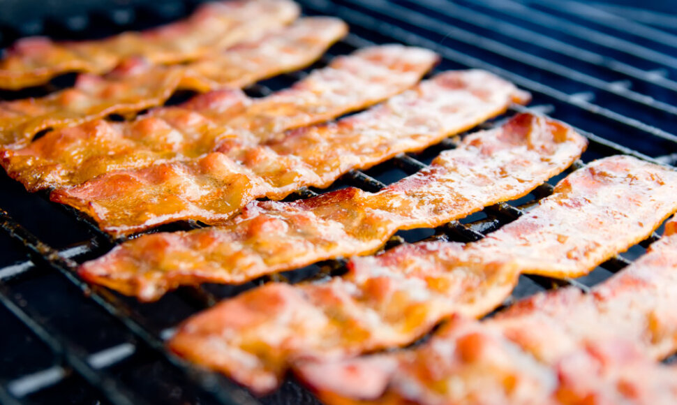 Grilinta šoninė.