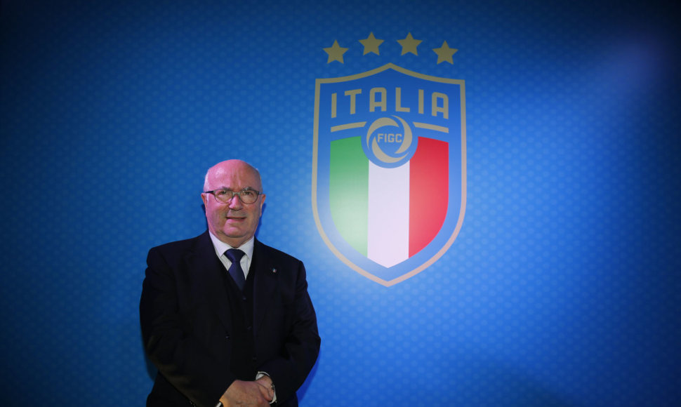 FIGC prezidentas Carlo Tavecchio