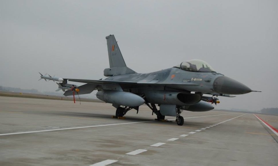 Belgijos KOP naikintuvas F-16 „Fighting Falcon“