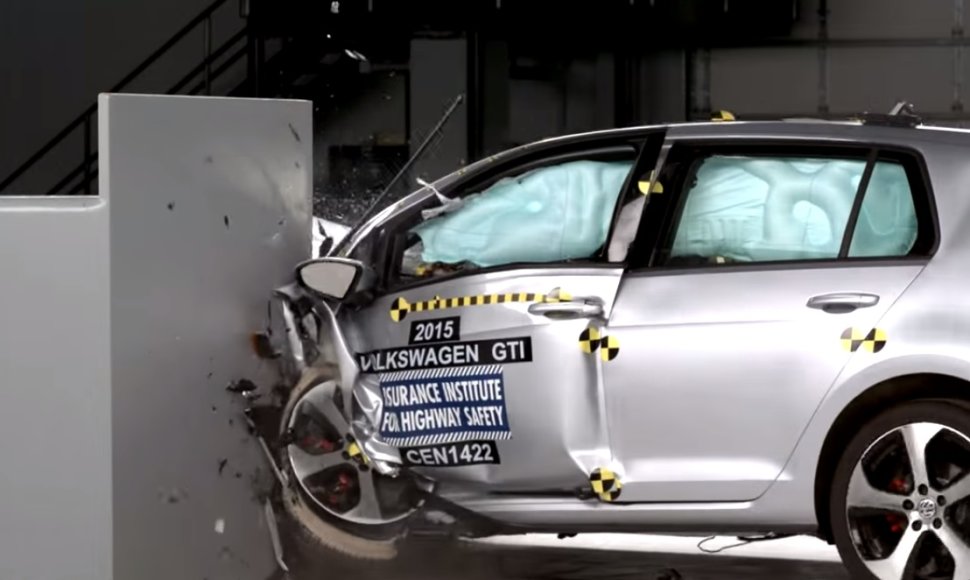 „Volkswagen Golf GTI“ saugumo bandymas