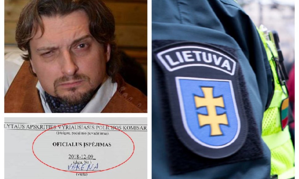 E.Nasevičius Varėnoje prieš pat mitingą Vilniuje gavo oficialų policijos įspėjimą