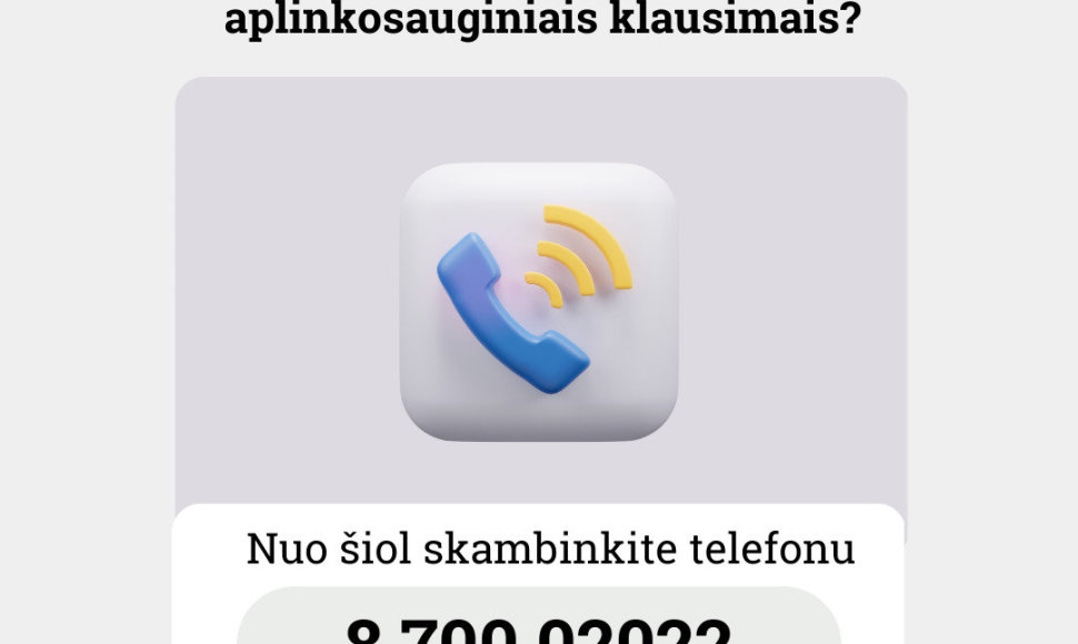 konsultacijos telefonas