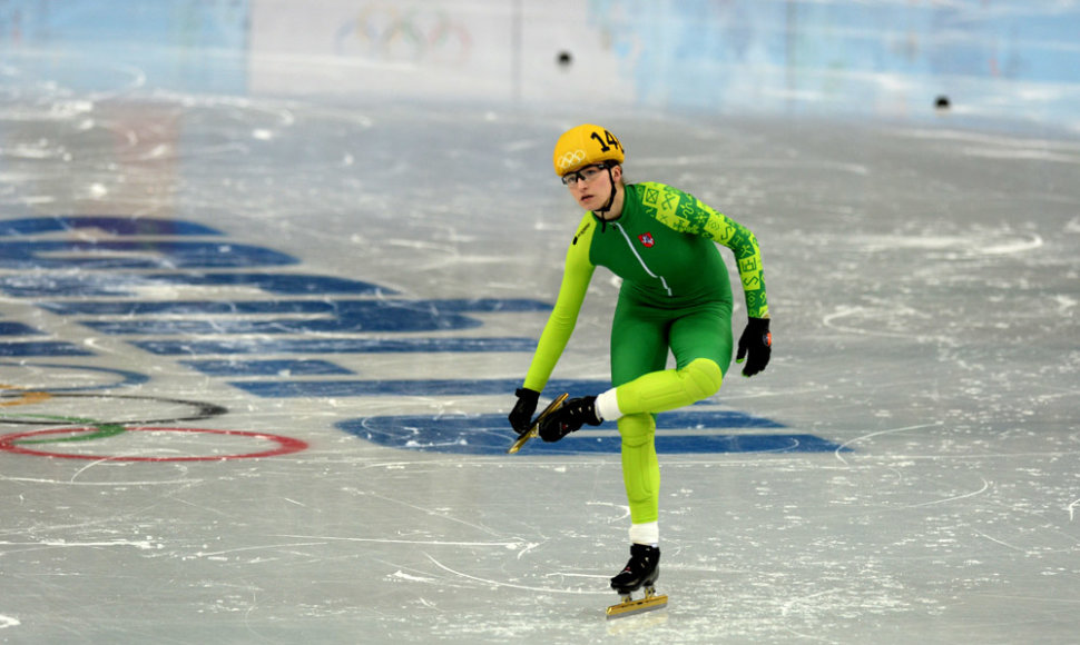 Greitojo čiuožimo atstovė Agnė Sereikaitė